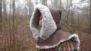 The making of a winter hood for the woods @Andersbork