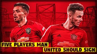 5 Players MAN UNITED Should Sign to Regain Their DOMINANCE! TRANSFER NEWS ft. Grealish & Maddison