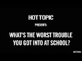 What's The Worst Trouble You Got Into At School?