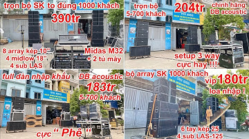 Tổng hợp các bộ sự kiện HOT Part 2 tại DVH Audio 036 355 3277 / 096 666 8764