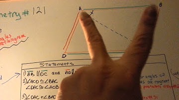 How to do Opposite Angles Parallelogram Proof (Geometry #121)