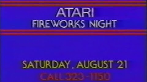 1982 Pittsburgh Pirates Atari Fireworks Night commercial w Chuck Tanner