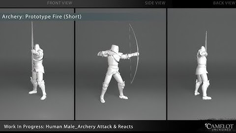 Camelot Unchained: Work in Progress - Archery Attack & Reacts