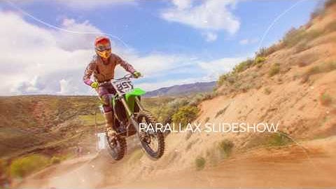 Elegant Parallax Slideshow After Effects Template