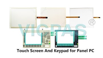 Membrane keypad switch for siamtic Panel PC repair with touch screen, overlay and lcd display