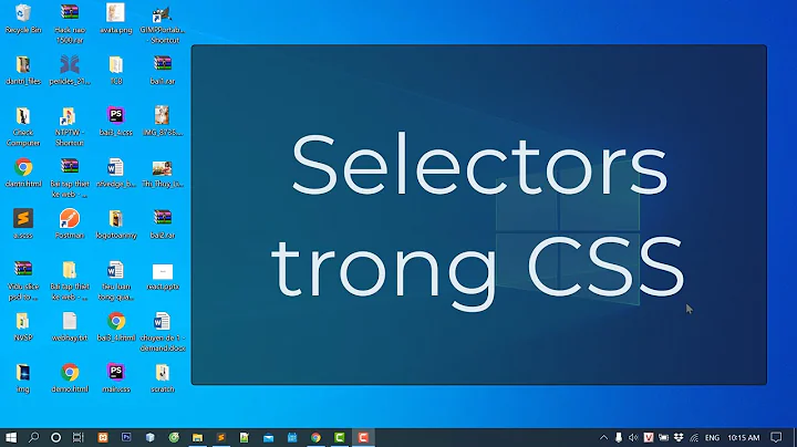 Selectors trong CSS