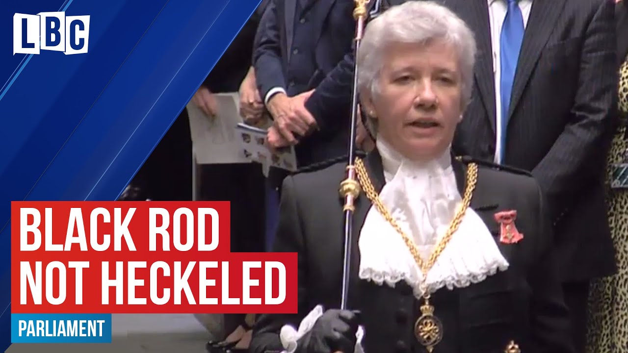 Black Rod NOT heckled during the Queen's Speech after Dennis Skinner