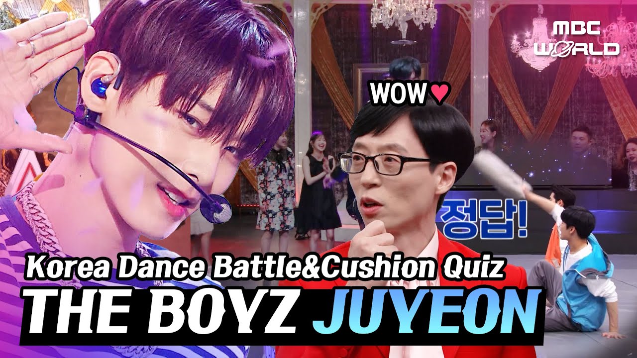 [C.C] THE BOYZ JUYEON Shows Off his Dance Moves and Plays the Cushion Quiz 🪩 #JUYEON #THEBOYZ