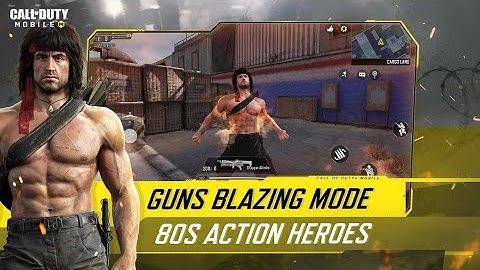 GUN BLAZING MODE 80s ACTION HEROES | CALL OF DUTY MOBILE