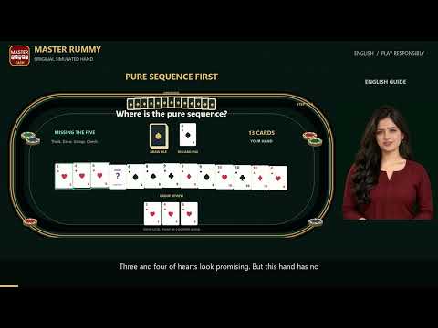 Pure Sequence First: A 13-Card Hand Example