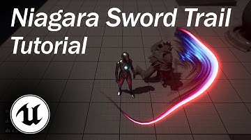Niagara Sword Trail Tutorial in 2min