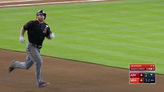 ARI@MIA: Umpires confirm Goldschmidt's RBI double