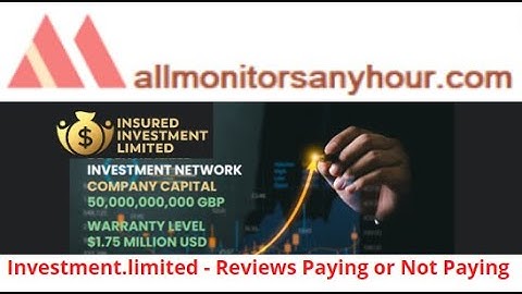 Investment.limited, Reviews Paying Or Not Paying ? & #HYIP daily update, #all hyip monitors 24 hour,
