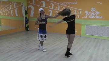 Zouk Class 31.07.14 at Brazuka Dance School - Wakko, Oksana