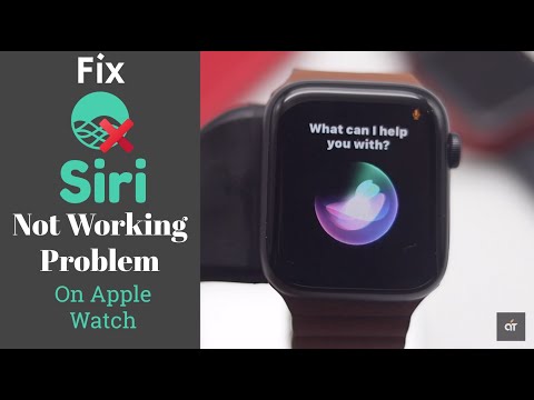 Fix Siri Not Working on Apple Watch Series 6, 5, 4, 3, SE (WatchOS7)