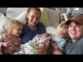 A two-month-old baby has open-heart surgery