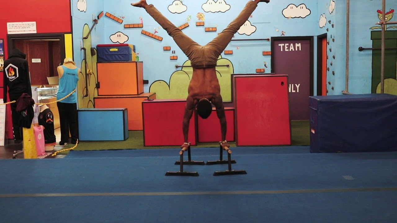 Gymnastic Flipping Workout, Cart Fronts and Front Flips at Fire Storm Free Running by Psycho Dru