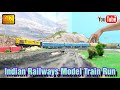 Indian Railways HO Scale Model Train & ICF Coach Running Session | Indian Model Train | train videos