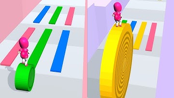 Layers Roll - All Levels Gameplay Walkthrough Mobile Game Level 43-44