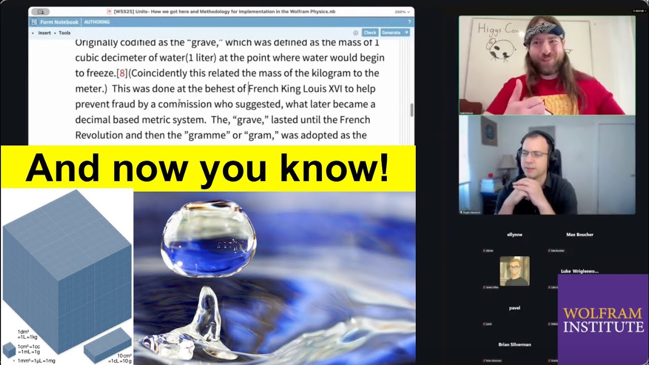 How Water Historically Connects the Meter and Kilogram