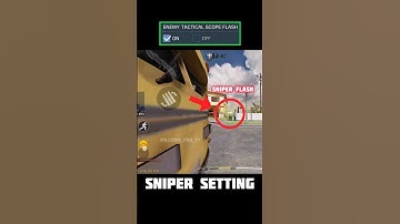 ✅ Pro Sniper Setting in CODM BR 🔥💯 Codmobile Tips and Tricks #shorts #codmbr #codmiphone
