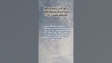 النداء الرابع عشر #نداءات للمؤمنين #القرآن الكريم