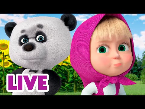Видео: 🔴 LIVE! Маша та Ведмідь 🌳🥰 На свіжому повітрі 🥰🌳НАЖИВО