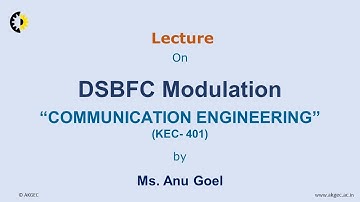 COMMUNICATION ENGINEERING LECTURE 04 