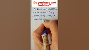 Thumbnail of 🗣️ IELTS speaking practice | Do you have any hobbies?