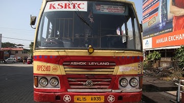 KSRTC Superfast Mass Drive through crowded roads. Fast and Furious. Changing lanes like a car HD