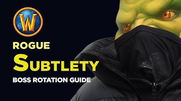 Subtlety Rogue Single Target Boss Rotation Guide. The War Within 11.2