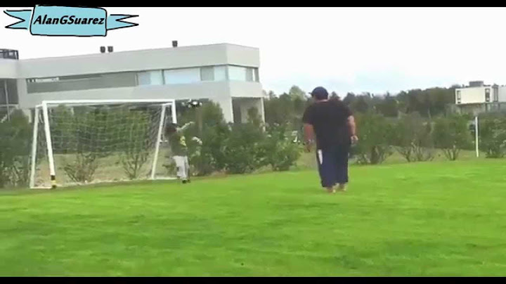 La patada de Diego Maradona a su nieto Benjamín Aguero