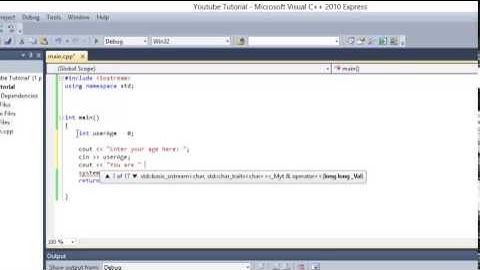 C++ Programming Tutorial #3 User Input (cin operators)