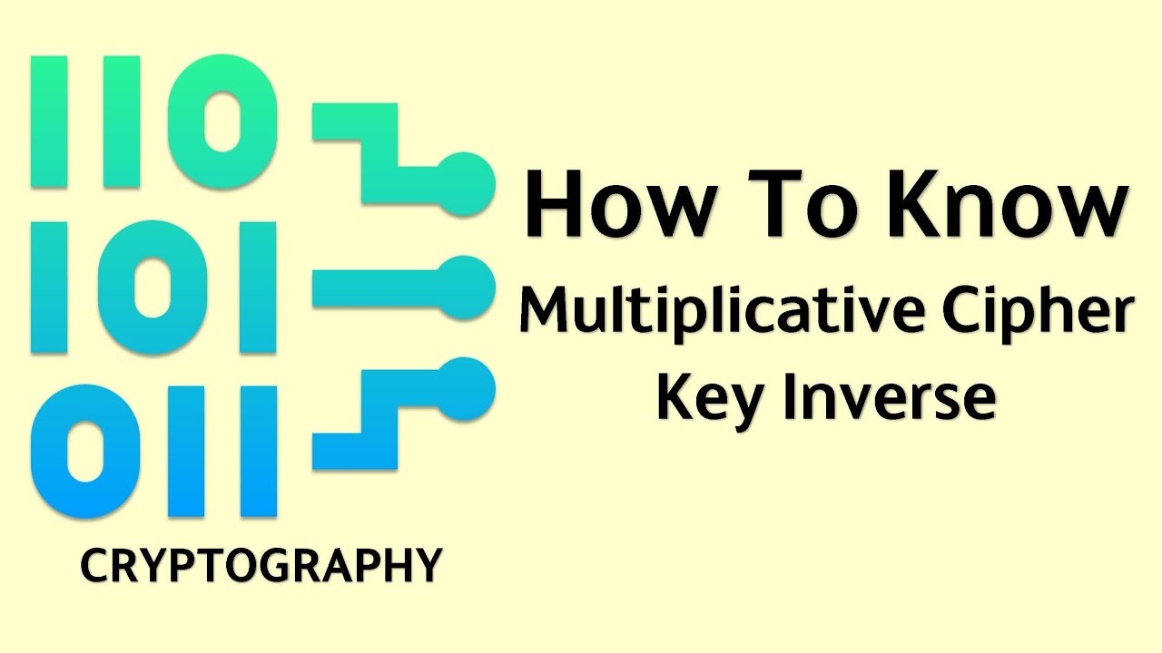 Multiplicative Cipher Key Inverse - YouTube