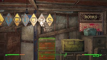 Fallout 4: Rainbow glitch/bug fix (fix is in the description) texture pop-in demo