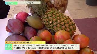 Visita de la reina Sofía al restaurante EL AMARRE (Murcia)