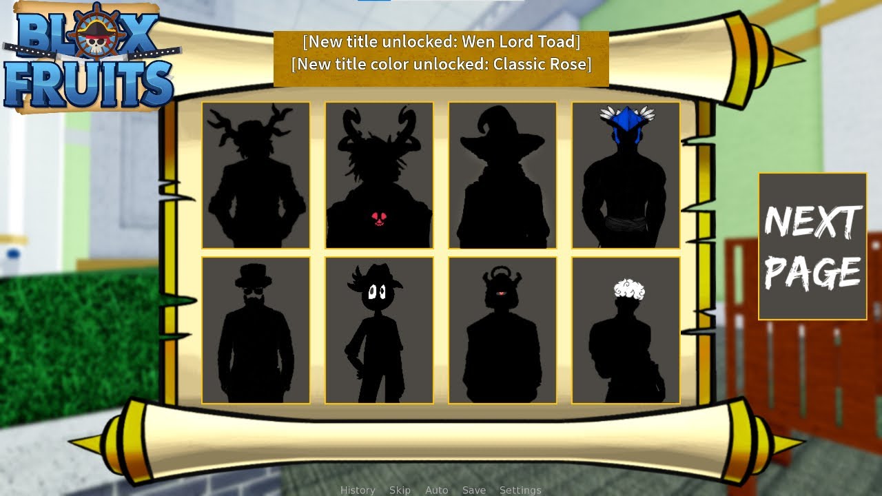 Blox Fruits 94 Title How to get Title "Wen Lord Toad" YouTube