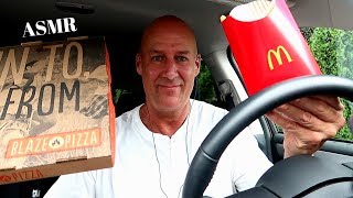 ASMR 100th Video Special~Blaze Pizza~McDonald's French Fries (Eating Sounds) Soft Spoken. screenshot 3
