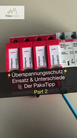 ⚡️Überspannungsschutz ⚡️🙋🏾‍♂️Einsatz \u0026 Unterschiede ❗️ #strom #elektrik #installation #handwerk