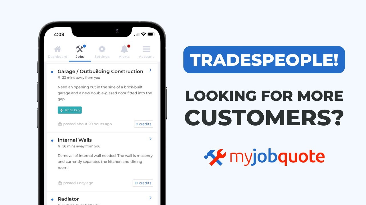 MyJobQuote — MyJobQuote — Get More Trade Leads (YouTube video ad)