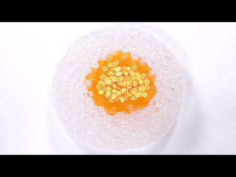 【ASMR】クリアフィッシュボールスライムinオレンジ【音フェチ】CLEAR FISH BOWL SLIME【SlimeTube】