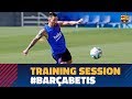 Penultimate session before Betis game with Messi