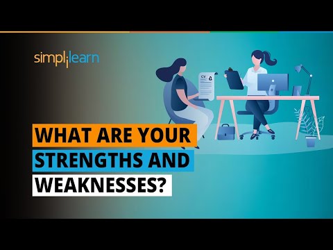 What Are Your Strengths And Weaknesses : Job Interview Questions And Answers | Simplilearn