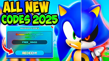 ALL WORKING SONIC SPEED SIMULATOR CODES ROBLOX - All New Sonic Speed Simulator Codes November 2025!