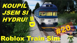 🚅🚉🐉Koupil jsem si motorový vůz 854 (Hydra) a jel na lokálce!🛤️😁👀 | Roblox Train Sim #20 🎉🎉🎉