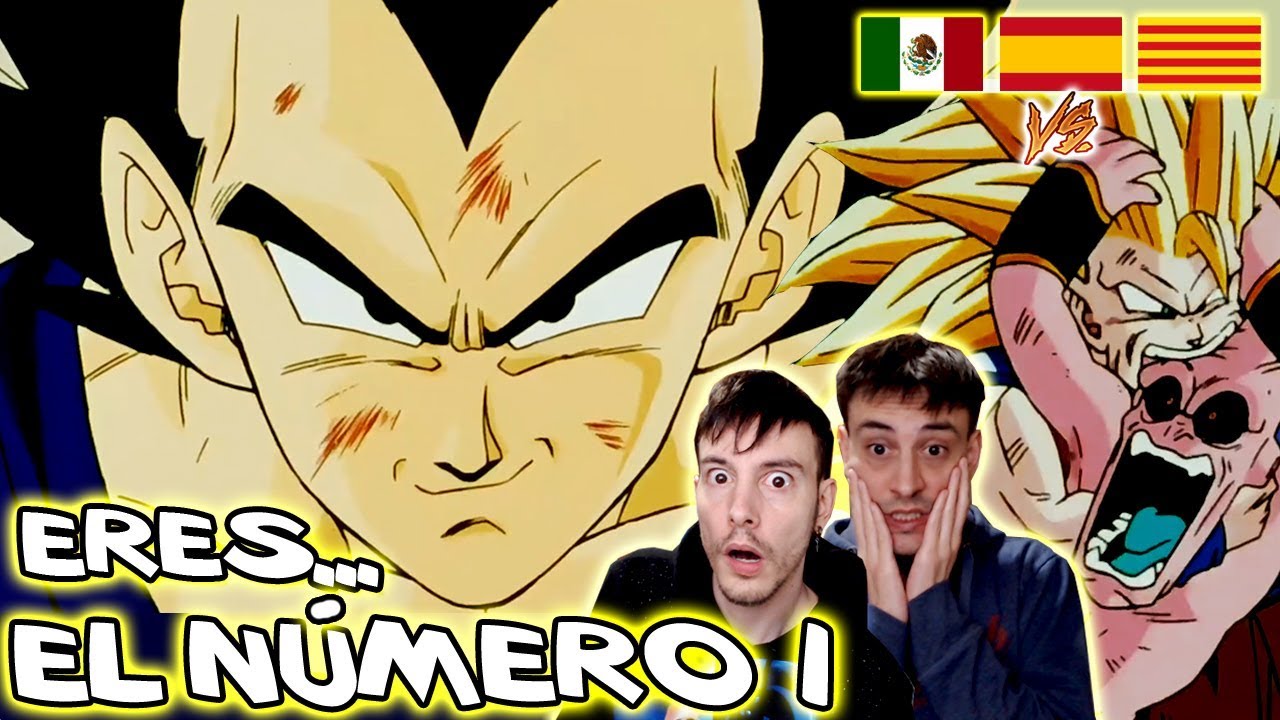 Españoles REACCIONAN a DRAGON BALL LATINO 💥GOKU TÚ ERES EL NÚMERO 1 | DISCURSO VEGETA | KAKAROTTO💥