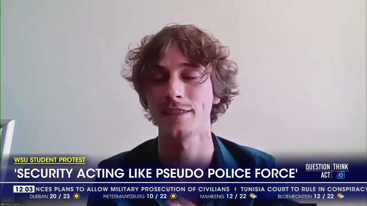 WSU Student Protest | 'Security acting like pseudo police force'