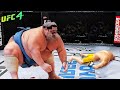 Old Sumo Man vs. Bruce Lee (EA sports UFC 4) - rematch