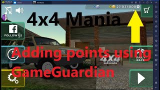 4x4 Mania - Adding points (game cash) using GG screenshot 4