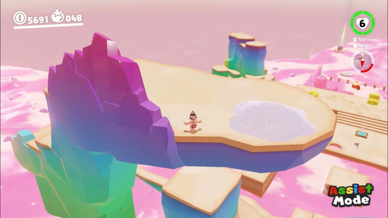 How to do a cappy dive roll in super mario odyssey YouTube